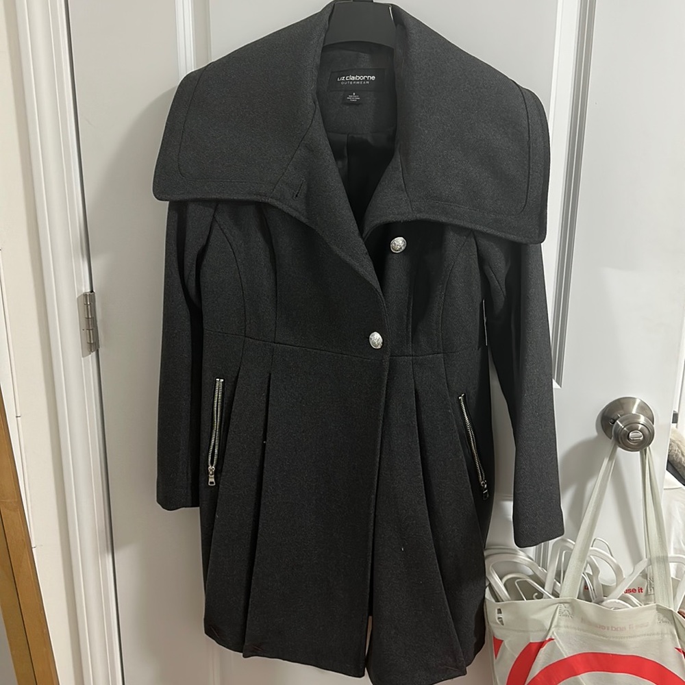 Liz claiborne wool pea coat